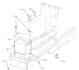 Battery And Electrical Diagram and Parts List for 7304 54AD741100-54AT741100-54BD741100-54BT741100 Cub Cadet Lawn Tractor
